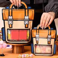 Gambar Halloween Candy Snack Plastic Packaging Cute Cartoon Sealed Bags Schoolbag Self-Lock Zipper Birthday Festival Party Kid Gift Bag - Orange Bag-02, 1pcs dari Rosanti stor undefined 3 Tokopedia