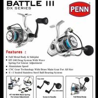 Gambar REEL PENN BATTLE III DX 2500 3000 4000 6000 8000 ORI PEN BATLE BATEL - 2500 dari Maju Jaya Sentosa 08 undefined 3 Tokopedia