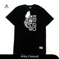 Gambar KAOS KENZ ARLEY CASSUAL TERBARU TERMURAH ORIGINAL ARLEY 30S ( M L XL ) AC - Hitam, M dari ArleyCassual undefined 2 Tokopedia