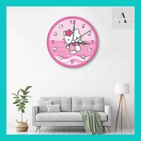 Gambar Alliina' Jam Dinding Besar Karakter Hello Kitty Jumbo / Hiasan Kamar Anak Karakter - jam bulat 30cm dari Alliinar-Store undefined 3 Tokopedia