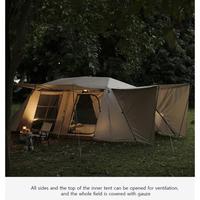 Gambar LANDWOLF DRASOUL VILLA 13 AUTOMATIC TENT OTOMATIS TENDA OUTDOOR BEST SELLER - Khaki Large dari Sentra Karya Abadi undefined 2 Tokopedia