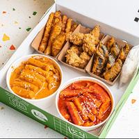 Gambar Duo bokki set (rose tteokboki + classic tteokboki + potato wedges + gimari + ori chicken + pickled radish) dari Matshik.id undefined 1 Tokopedia