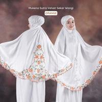 Gambar Termurah !! grosir mukena velvet sekar wangi - Kuning dari Al-Aqsa Fashion undefined 4 Tokopedia