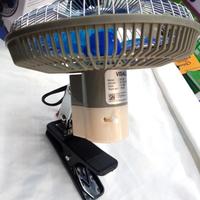 Gambar KIPAS ANGIN MOBIL DC 12V 12 volt 8 inch Jepit VISALUX AKI + CLIP - 12VOLT dari Official Saa undefined 3 Tokopedia