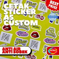 Gambar Cetak Sticker Custom / Stiker Label A5 Satuan Murah dan Berkualitas - Vinyl, Kisscut dari Mitra Utama Print undefined 1 Tokopedia