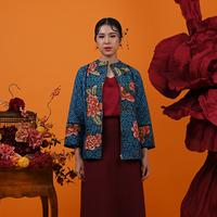 Gambar NONA RARA - Vira Encim CNY T3637, Baju kerja blouse batik wanita modern - S dari Nona Rara Batik undefined 3 Tokopedia