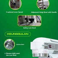 Gambar Mixer Roti & Kue - Mixer Planetary 20L – B20 WIRASTAR - Non Cover dari Wiratech Surabaya undefined 3 Tokopedia
