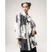 Gambar Hazel Patchwork Kebaya - Black/White dari Adrie Basuki Official Store undefined 2 Tokopedia