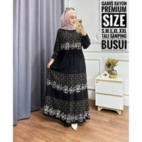 Gambar Batik Usman - Terbaru Gamis Twill Rayon Pekalongan Cap Malaman Ori Home Dress Busui Jumbo Premium - Yumna, XXL dari salasa fashionn undefined 3 Tokopedia