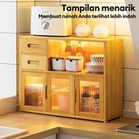 Gambar Terlaris Rak Mangkok Dapur Rak Gelas Piring Lemari Piring Kayu Rak Dapur Tertutup Rak Piring Lemari kecil dari UUTAMIIE undefined 3 Tokopedia