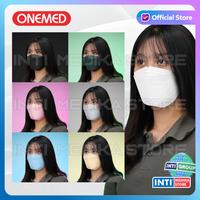 Gambar ONEMED - Masker 3D 4 Ply Surgical Earloop UFO |Model Sensi CONVEX KF94 - Cream dari INTI MEDIKA STORE undefined 3 Tokopedia