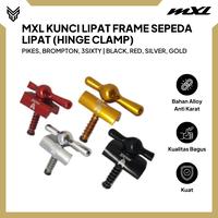 Gambar MXL Kunci Lipatan Sepeda Lipat Hinge Clamp Alloy Frame Stainless - Silver dari MXL Sports Indonesia undefined 1 Tokopedia