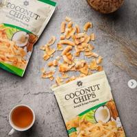 Gambar BARU !! Keripik Kelapa Panggang MERUBALI Coconut Chips Healthy Snack Original dari Bakdang undefined 5 Tokopedia