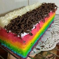 Gambar kue bolu Rainbow cake - 20 x 20 cm, full Keju dari Milda cake bakery shop undefined 3 Tokopedia
