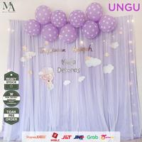 Gambar PROMO!!! Dekorasi Backdrop Photobooth Syukuran Tasyakuran Aqiqah Ulang Tahun Khitan Anak 4 7 Bulanan Paket ABB - Paket ABB-Biru dari PT. TREXO PERSADA undefined 3 Tokopedia