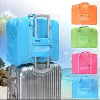 Gambar Travel Bag Tas Travel Praktis untuk Tempat Bawa Baju Pakaian Bepergian Mudik Ukuran Besar - Orange dari YOHOID undefined 4 Tokopedia