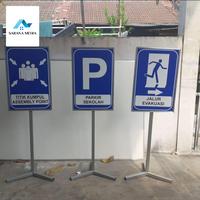 Gambar Papan Nama Rambu 60x40 cm Kaki Besi dari Sarana Mitra Tambun undefined 1 Tokopedia