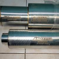 Gambar Muffler AS Tanwir Garage Type Pro 3  dry  (kering) saringan Bor - boran dan resonator R 2 saringan scot Full stenlis dari ASTanwirgarage undefined 2 Tokopedia