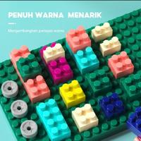 Gambar Mainan Lego Bongkar Pasang Bangunan Balok Brick 280 Set Susun Block dari Auruma Store undefined 3 Tokopedia