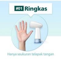 Gambar Philips STH1000 / 10 Setrika Uap Hand Steamer 900 Watt Model Genggam Tangan Praktis Disimpan dan Digunakan Travelling Friendly dari Asa Rekantara undefined 5 Tokopedia