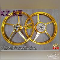 Gambar VND AK55 VELG KZR R17 / AK 55 R17 FOR JUPITER / MX OLD / VEGA ZR / F1ZR , UK 1.40X17 / 1.60X17 VND - Hitam - AK55, Jupiter Z dari Vorz Garage Ofc undefined 3 Tokopedia