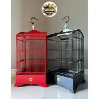 Gambar SANGKAR KOSAN KWK 40X40 SANGKAR BURUNG CENDET KACER DLL - HITAMGLOSH, KAYU dari rosarosi undefined 1 Tokopedia