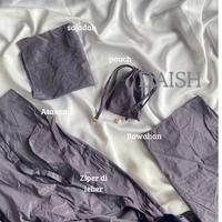 Gambar Mukena polos travel mini lato-lato parasut korea premium by daish - Hitam dari abba daisha undefined 3 Tokopedia
