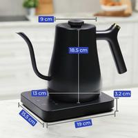 Gambar Teko Listrik Smart Leher Angsa Stainless Steel Pemanas Air Kettle Electric - 1L 1200W dari BMA MART undefined 5 Tokopedia
