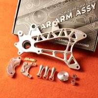 Gambar TERBARU! Swing Arm Knalpot CNC Yamaha Nmax New Neo S Black Diamond CNC Include Bracket 2P - Hitam dari CVM3MOTOSHOP undefined 2 Tokopedia