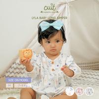Gambar [PELUK SI KECIL] HARGA SPECIAL Cuit Lyla Romper Bodysuit Dress Anak Bayi Lengan Panjang 3 Bulan - 2 Tahun - Cotton Viscose Baju Toddler Perempuan - Blue Magnolia, L (1-2 Tahun) dari Peluk si Kecil undefined 3 Tokopedia