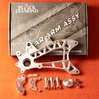 Gambar TERBARU! Swing Arm Knalpot CNC Yamaha Nmax New Neo S Black Diamond CNC Include Bracket 2P - Hitam dari CVM3MOTOSHOP undefined 1 Tokopedia