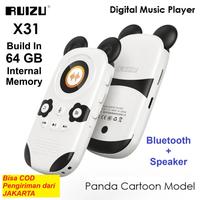 Gambar Ruizu X31 Panda 64GB Internal Memory Bluetooth 5.0 Speaker Type-C DAP MP3 Kids Digital Music Player Anak Versi Terbaru 2025 Bentuk Lucu Imut Cocok Jadi Kado Hadiah - Ruizu X31 dari Digitalworld undefined 1 Tokopedia
