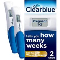 Gambar Test pack Clearblue | Clearblue early | Clearblue Digital pregnancy test with Weeks Indicator| The Only Test That Tells You How Many Weeks, 2 Digital Tests| Test Pack Kehamilan dari Libertyyyy undefined 2 Tokopedia