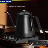 Gambar Teko Listrik Smart Leher Angsa Stainless Steel Pemanas Air Kettle Electric - 1L 1200W dari BMA MART undefined 1 Tokopedia