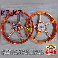 Gambar VND AK55 VELG KZR R17 / AK 55 R17 FOR JUPITER / MX OLD / VEGA ZR / F1ZR , UK 1.40X17 / 1.60X17 VND - Hitam - AK55, Jupiter Z dari Vorz Garage Ofc undefined 1 Tokopedia