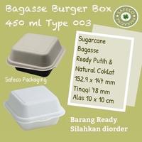 Gambar Bagasse Korean Kotak Bento Burger Cake Lunch Box Cake Tart Mini 003 - 003/ putih dari Safeco Packaging undefined 1 Tokopedia