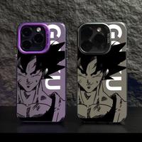Gambar CASE  Silicone CASING Cover  IPHONE CASE 7 8 + X XS XR XS MAX 11 12 13 14 15 PRO/MAX GOKU DRAGON BALL - Hitam, 15/+/PRO/PROMAX dari iShield.Case undefined 4 Tokopedia
