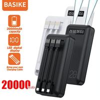 Gambar Tergacor BASIKE Power Bank 20000mAh Dual USB Fast Murah Mini for Iphone Android Terbaik - Hitam 20000mah dari Aqua Glow23 undefined 2 Tokopedia