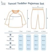 Gambar Tencel Kids Pajamas Toddler Nice Kids Piyama Baju Tidur Anak Premium (1-4 Tahun) - Warm Grey, 2 Years dari CildclotheStore undefined 4 Tokopedia