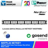 Gambar PANDUIT NETKEY Patch Panel 24 port Cat6 Loaded dari PASAR JARINGAN undefined 5 Tokopedia