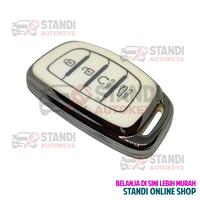 Gambar Cover Key Case Sarung Kunci Remote Smartkey Keyshirt Keyless TPU Hyundai Stargazer Creta - Hitam dari STandi Online Shop undefined 4 Tokopedia