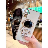 Gambar Casing Hp Samsung A16 4G 5G Soft Case plating Standing Astronot - Purple, Samsung A16 4G dari Floral stores undefined 1 Tokopedia