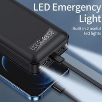 Gambar Tergacor BASIKE Power Bank 20000mAh Dual USB Fast Murah Mini for Iphone Android Terbaik - Hitam 20000mah dari Aqua Glow23 undefined 1 Tokopedia