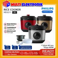 Gambar Philips Rice Cooker HD3211 / HD-3211 Penanak Nasi 3 in 1 Bakuhanseki 3000 Series Kapasitas 1,8L - Gold dari Toko Multi Elektronik undefined 1 Tokopedia