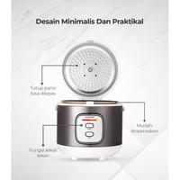 Gambar RICE COOKER CUCKOO CR 1005 1 LITER  LOW WATT MAGIC COM // CR1005 - SILVER dari Green Electronic Official undefined 3 Tokopedia