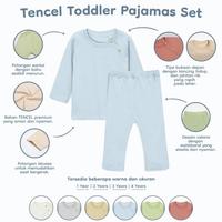 Gambar Tencel Kids Pajamas Toddler Nice Kids Piyama Baju Tidur Anak Premium (1-4 Tahun) - Warm Grey, 2 Years dari CildclotheStore undefined 3 Tokopedia