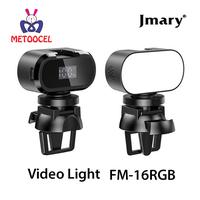 Gambar Jmary FM-16 RGB Mini Video Lights, LED Camera Full Color Portable Photography Lighting 9000K 750mAh Rechargeable Dimmable Panel Lamp with Clip Mount Lampu Kamera dari Metoocel Solo undefined 1 Tokopedia