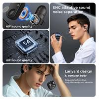Gambar Lenovo ERAZER XF38 AI Smart Wireless Headset Bluetooth V5.4 OWS TWS Touch screen Earphone Sport - Hitam+Tas dari TWS Audio Store undefined 5 Tokopedia