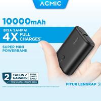 Gambar Tergacor ACMIC MINIMAX 10000mAh Powerbank Mini 225W Fast Charging Type C Terbaik - Pink PB Only dari Aqua Glow23 undefined 1 Tokopedia