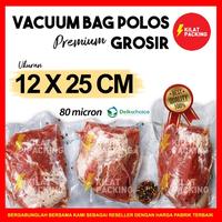 Gambar (PACK) Vacuum Bag 12x25cm Plastik Vakum Polos Emboss Vacum Sealer Makanan Delkochoice - Emboss Bening, 12x25cm dari kilat packing undefined 3 Tokopedia